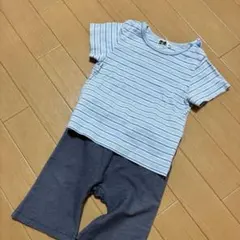 KUMIKYOKU☆半袖Tシャツ＆ハーフパンツセット80cm《used》のサムネイル