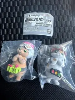 仮面にゃいだーその２　ガチャ　 オーズ、エグゼイド2体セット