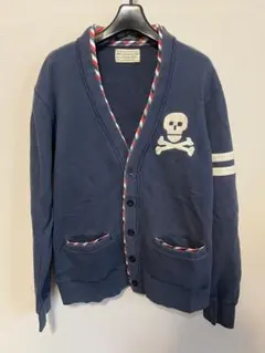 Beams Heart スカルデザイン カーディガン ネイビーのサムネイル