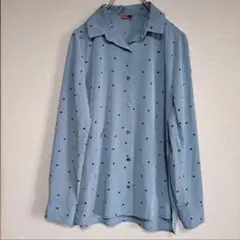 DOUBLE STANDARD CLOTHING スター柄シャツ 36のサムネイル