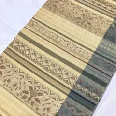 未使用品 袋帯 全通柄 花唐草文様のサムネイル