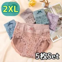 まとめ売り　レディース ショーツ 5枚セット　ハイウエスト　温活　パンツ　妊活