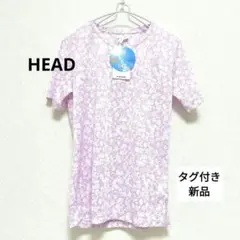 最終【タグ付き 新品】HEAD スポーツ Tシャツ小花柄 速乾 ドライ ピンクのサムネイル