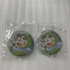 忍たま乱太郎 アニカプ 缶バッジ 雪遊び 七松小平太　2個セット