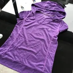 DANSKIN フード付き トレーニングトップス M 紫のサムネイル