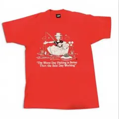USA製 SCREEN STARS 釣りTシャツ L 80s