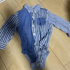 baby GAP ストライプロンパース 18-24ヶ月