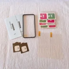 iPhone12 ガラスフィルム iPhone12 カメラフィルム「2+2枚」