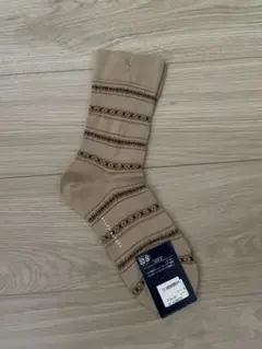 RALPH LAUREN ソックス ベージュ 23-24cm
