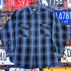 I*P様 FIELD & STREAM ヘビーネルシャツ M フランネルシャツ