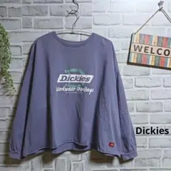 ディッキーズ トレーナー プリントロゴ カットソー ストレッチ 大人可愛い Mのサムネイル