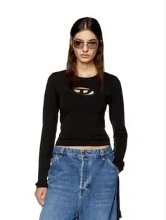 DIESEL ロンT レディース ロゴ　正規品　完売品