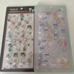 スヌーピー、ちいかわボンボンドロップシール