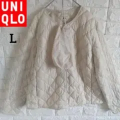 UNIQLOユニクロ パフテックキルティングウォームパデッドジャケット 袋付 L