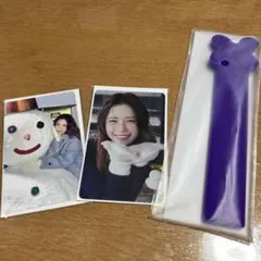 NiziU マヤ　ポップアップ　ハッピードロー　 E賞　うちわグリップカバー