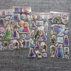 アナと雪の女王 ぷっくりシール 4枚セット