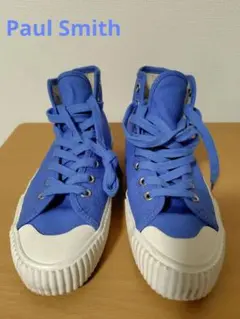 PS Paul Smith Happy キャンバス スニーカー　ブルーのサムネイル