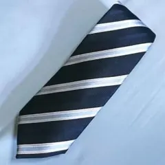 タカキュー ストライプ柄ネクタイ シルク100%