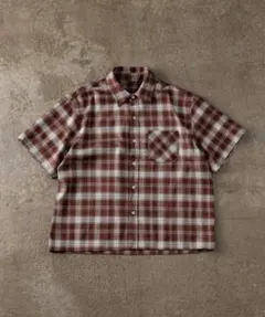 ADAMASTE retro check shirt - レトロチェックシャツ