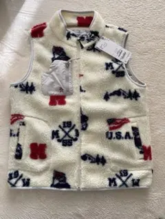 値下げしました‼️マンシングウェア フリースボアベスト 3L