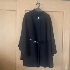 PLUS OTO.HA 黒 ケープスタイル ポンチョ 未使用