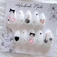 ネイルチップ さくらんぼネイル 量産ネイルのサムネイル