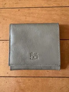 新品未使用‼️イルビゾンテ　グレー　二つ折り財布