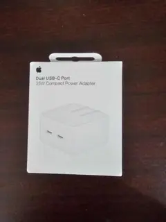 Apple純正 デュアルUSB-Cポート搭載35Wコンパクト電源アダプタ