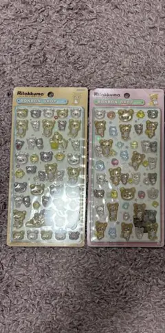 リラックマ BONBON DROP シール 2枚セットのサムネイル