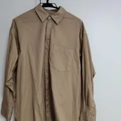 ファインOXルーズフィットシャツ ベージュ