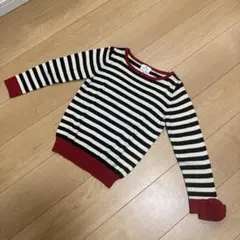 LANVIN en Bleu ボーダーニット リボン付き 38のサムネイル