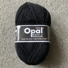 Opal毛糸 単色黒