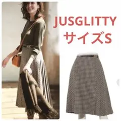 【匿名配送】JUSGLITTY（ジャスグリッティー） タックプリーツスカート s
