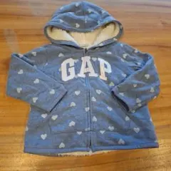 baby GAP ハート柄 ボアパーカー 3years