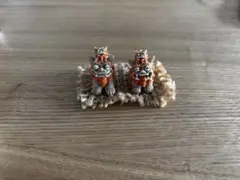 シーサー 置物 2対セット ミニチュア