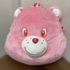 ケアベア　フェイス　BIG がまぐち　ピンク　 ラブアロットベア