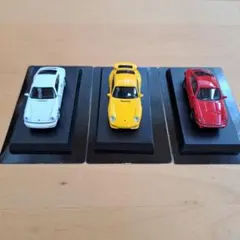 京商ミニカー１/64　ポルシェ3台セット
