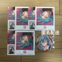 サカモトデイズ　赤尾晶　フォトカード&ステッカー　コレクション缶バッジ