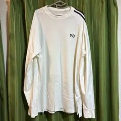 Y-3 ホワイト 長袖カットソー M