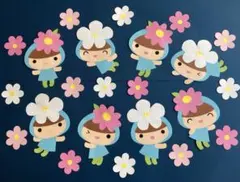 ♡壁面飾り♡かわいいお花の妖精