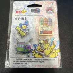 WCS2026 ポケモンXP サンフランシスコ ピカチュウ ピンズ 4PINS