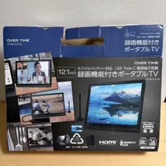 OVERTIME ポータブルテレビ DVDプレーヤー 14インチ 開封のみ - メルカリ