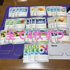 ポケモンカード　汎用 ポケパッド　リーリエの決心　なかよしポフィン　全て4枚ずつ