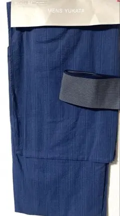 【新品未使用】メンズ浴衣 セット　 シンプルストライプ織柄　ユニクロUNIQLO