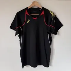 【貴重モデル】全日本 男子バレー 着用モデル アシックス Tシャツ Lサイズ 貴重モデル】全日本 男子バレー 着用モデル アシックス Tシャツ L