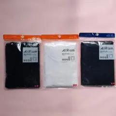 3枚 UNIQLO AIRism UネックT 七分袖 XL