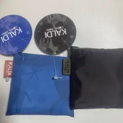 新品未使用　KALDI コンパクトエコバッグ Helpers 2色セット