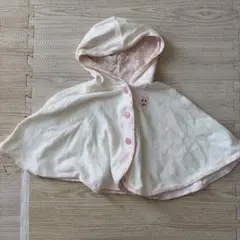 フード付きベビーポンチョ Fサイズ