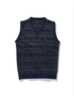 ビームスプラス　フェアアイルニットベスト