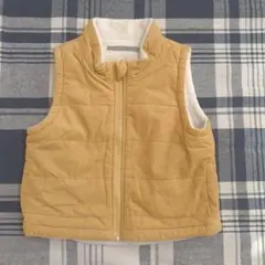 無印良品　リバーシブル　ダウンベスト　90　アウター　ジャンバー